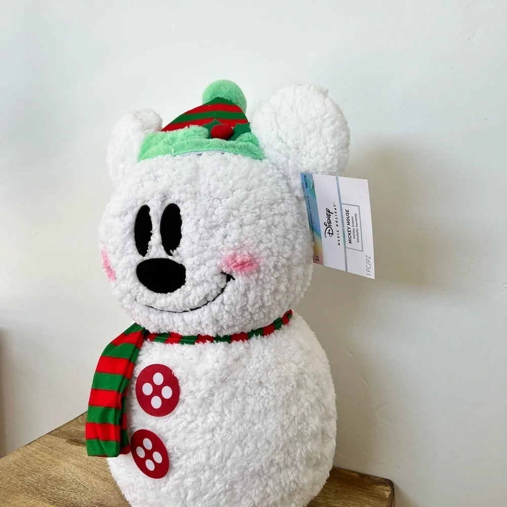 Mickey Snowman Holiday Greeter NWT - Picture 2 of 5